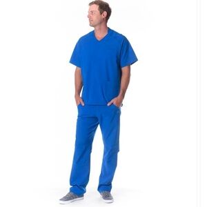 Men’s scrubs 2 pc set Royal Blue Welby set size Small